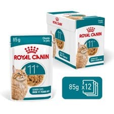 Image of Royal Canin Ageing 11+ Adult Wet Cat Food in Jelly (12x85g, 24x85g, 48x85g)