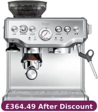 Image of Sage The Barista Express BES875UK Bean to Cup Coffee Machine Stainless Steel*
