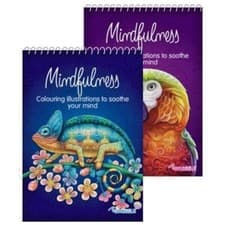 Image of A5 MINDFULNESS Colouring Books Anti Stress For Adults Teens NEW EDITION
