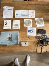 Image of Canon Digital IXUS 30 compact camera fully working tested with leads