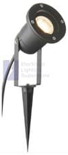 Image of 1 x BLACK GARDEN OUTDOOR IP65 SPIKE SPOT LIGHT GU10 240V LED COMPATIBLE