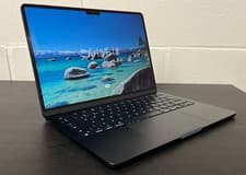 Image of Apple MacBook Air 13.6" (256GB SSD, Apple M2, 8GB RAM) Laptop - Midnight -...