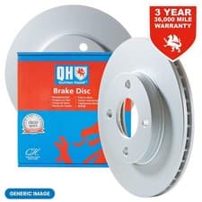 Image of Genuine QH Front Disc Brakes Fit Audi A3 SEAT Altea Leon ledo Skoda Yeti VW Pair