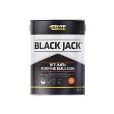 Image of Everbuild Sika Black Jack® 906 Bitumen Roofing Emulsion 5 litre EVB90605
