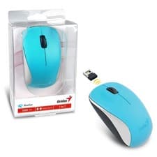 Image of Genius NX-7000 Wireless Mouse, 2.4 GHz with USB Pico Receiver, 1200 DPI, Blue