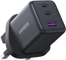 Image of UGREEN USB C Charger Plug, 30W 3-Port USB Fast Charger Plug, USB C Charger