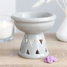 Image of Grey Deep Bowl Oil Burner