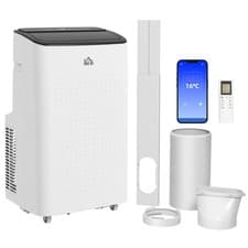 Image of HOMCOM 14000 BTU Portable Air Conditioner Unit with WiFi Smart App, 35m²