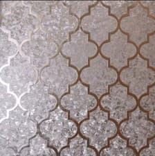 Image of Arthouse Metallic Foil Trellis Wallpaper Heavyweight Textured Rose Gold Crushed
