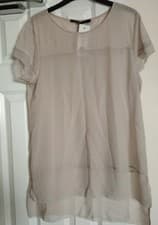Image of French Connection Women's Sheer Top /Blouse Size M New with Tags