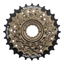 Image of Shimano MF-TZ500 6 Speed Bicycle Bike Freewheel 14- 28T Index - Screw On