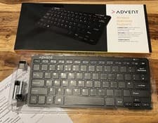 Image of ADVENT wireless Multimedia 2.4GHZ Keyboard- USB Nano receiver-Windows & Mac OSX