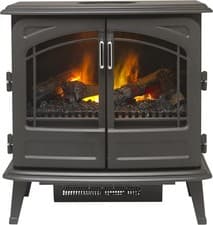 Image of Dimplex Fortrose Optimyst Electric Stove Freestanding Fire Black 2 Year Warranty