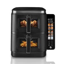 Image of Swan SD10522BLK - 11L Duo Layer Air Fryer - New Item, Box Damaged