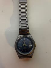 Image of Seiko Men's Solar Titanium Watch 10bar Blue Face