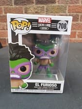 Image of Funko pop vinyl figure Marvel Luchadores - El Furioso (Hulk)