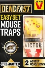 Image of Deadfast 20300397 Easy Set Mouse Trap, Twin Pack