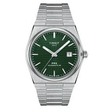 Image of TISSOT PRX POWERMATIC 80 SS 40 MM GREEN DIAL AUTOMATIC WATCH T137.407.11.091.00