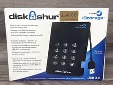Image of iStorage Diskashur 2TB Portable External Hard Drive USB 3.0 256-bit Encryption
