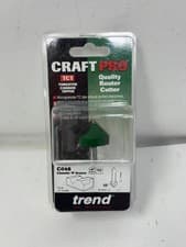 Image of Trend CraftPro - Chamfer V Groove Router Cutter (C045X1/4TC)