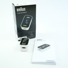 Image of Braun Pulse Oximeter 1 Heart Rate Blood Oxygen Saturation Finger PR Monitor