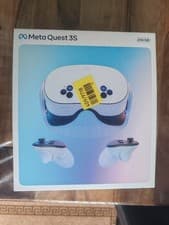 Image of Meta Quest 3S 256GB Virtual Reality Headset With Controllers And Elite Strap