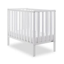 Image of Obaby Bantam Space Saver Cot - White - SPACE SAVER Compact Baby COT