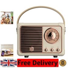 Image of Classic Retro Bluetooth Speaker - Stylish Wireless 3W Sound for Any Occasion