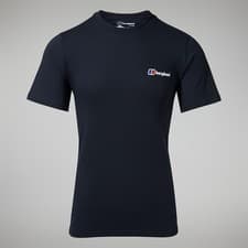 Image of Berghaus Men's Organic Cotton Classic Logo Tee T Shirt Black