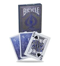 Image of 073854024416 Cards Metalluxe Blue Bicycle