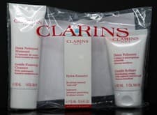 Image of Clarins Gift Set - 3 piece ~ Gentle Foaming Cleanser, Refiner & Bi-Phase Serum