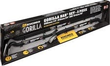 Image of Roughneck Gorilla Bar Set 3pc 14" 24" 36" Wrecking Crowbar Pry Tool