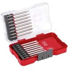 Image of Einhell Bit Set 16-Piece 90mm S2 Steel Extra Long Durable Bits
