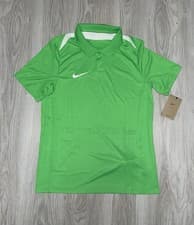 Image of Nike Academy Pro Dri Fit Polo Shirt Green Football Golf Training Tee Mens Medium