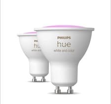 Image of 2x Philips Hue GU10 Smart Spotlights White and Colour Ambiance 400 l New UNBOXED