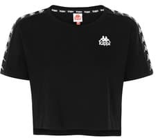 Image of Kappa Women's cropped summer Black T-shirt - BNWT