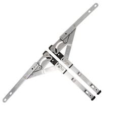 Image of Egress Fire Escape Upvc Window Hinges Heavy Duty Side Hung Trojan Mega 8" 13"