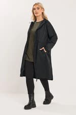 Image of Yours Curve Women's Plus Size Lightweight Longline Parka Jacket