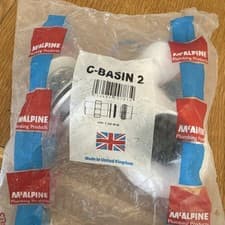 Image of McAlpine C-Basin2 1 1/4" Adjustable Trap And Waste 32mm Stainless Steel