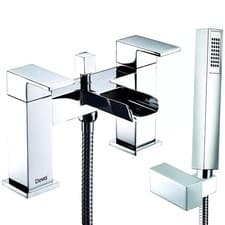 Image of Deva Sparkle SPA2106 Deck Mounted Bath Shower Mixer Filler Chrome