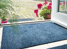 Image of My Mat Cotton Indigo Various Sizes Stain Resistant Machine Washable Mat