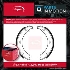 Image of Handbrake Shoes Set SHU363 Apec Parking 1244200220 1244200520 1244200720 Quality