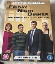 Image of FRIDAY NIGHT DINNER DVD COMPLETE SERIES 1 2 3 4 5 6 BOX SET OOP RARE COMEDY NEW