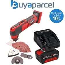 Image of Einhell 18v Multi Tool TE-MG 18 Li-Solo Power X-Change 4465195 + 4ah Battery