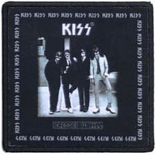 Image of KISS Iron On Patch: Dressed To Kill - Official merchandise - Free postage