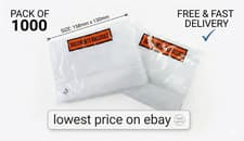 Image of Pack of 1000 Documents Enclosed Envelopes Self Adhesive A6 A7 158mm x130mm