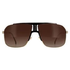 Image of Carrera Sunglasses 1043/S 2M2 HA Black Gold Brown Gradient