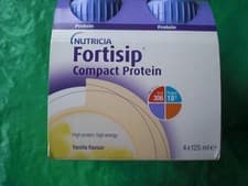 Image of FORTISIP  COMPACT  PROTEIN   6 x 4x125ml  VANILLA DRINKS  = 24