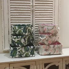 Image of Collapsible Canvas Storage Bins Baskets Baby Toy Handles