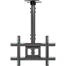 Image of Ceiling TV Mount Tilt Swivel For 32-80" Flat Screen Black